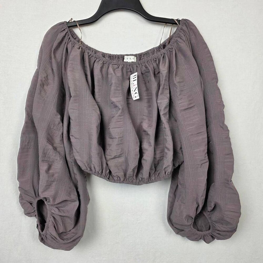 Hyfve Off Shoulder Crop Top Small
